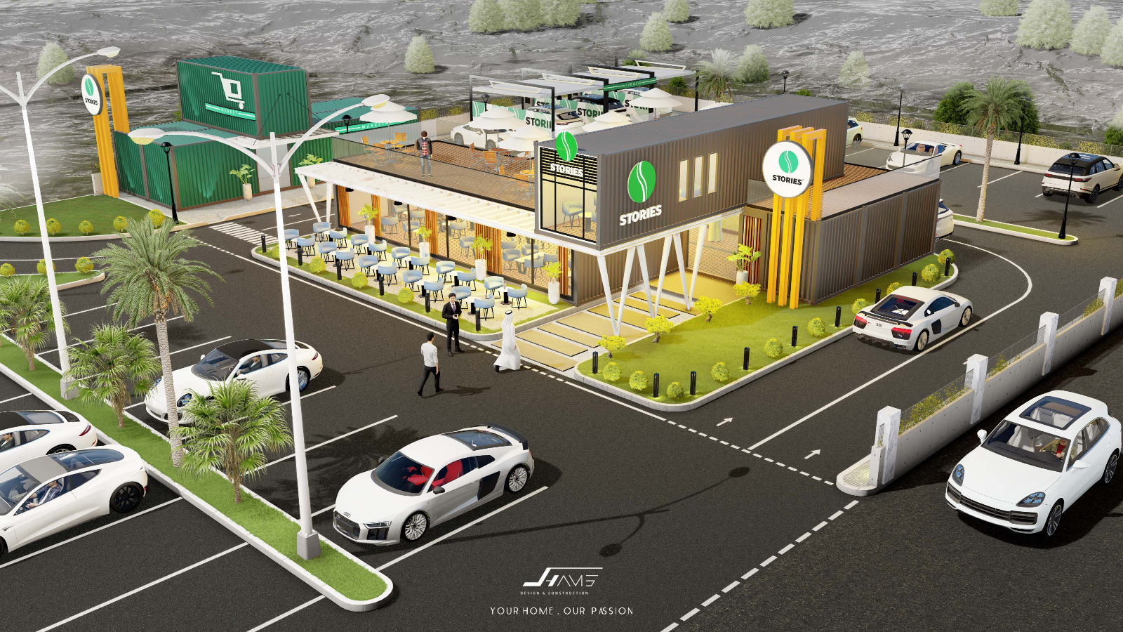 EBCO (BITAR) was awarded the execution of the Stories Coffee Shop project